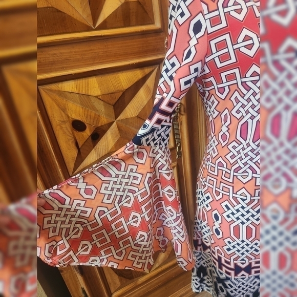 MSK Bell Sleeve Dress Sz S - Picture 2 of 5